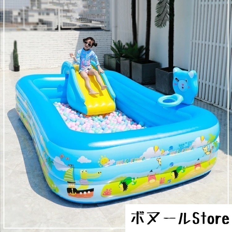 プール すべり台 滑り台 大型 スイムセンター 家庭用 夏の日 芝生遊びファミリープール 高評価 楽しみ 水遊び 子供用 滑り台 ジャンボプール 猛暑対策 夏の満喫 プール 大きいプール ビニールプ