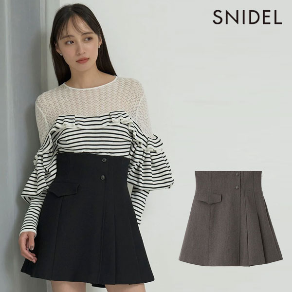 【即納】 スナイデル SNIDEL スカート 25春夏 プリーツスカショーパン ボトムス パンツ ショートパンツ swfp254075 12,980円
