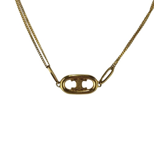 セリーヌ ネックレス トリオンフ メタル 46S896BRA.350R ゴールド ジュエリー ペンダント ブランド 小物 ラグジュアリー 誕生日プレゼント 女性 彼女 ギフト【本物保証】