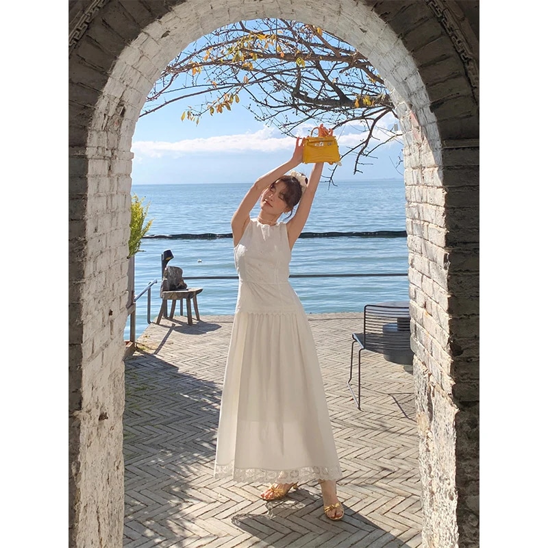 【急速出荷!】2025 新作 ワンピース 夏 半袖 長袖ワンピース ロングワンピース ロング シフォンワンピ ベアワンピ レースワンピ ドレス パーティードレス2025春休み風力重機の中空中空刺繍入り