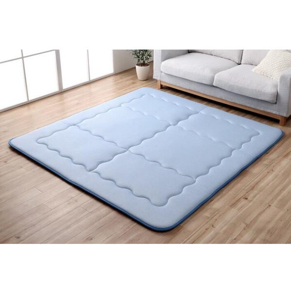 1161760040913 冷感ランド 長方形 敷 BL 190X240 ブルー メーカー直送