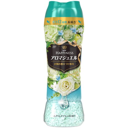 レノア ハピネス アロマジュエル ビーズ 衣類の香りづけ専用 エメラルドブリーズ 本体 520ML