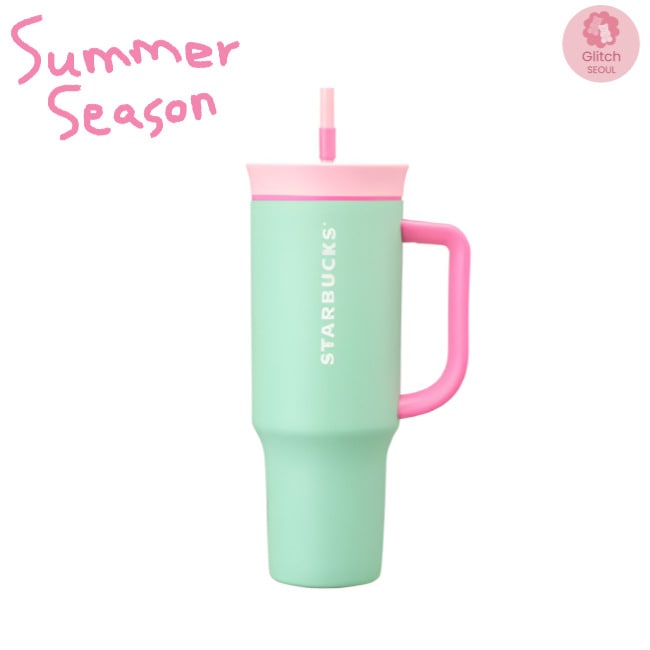 韓国スタバ/ 夏新作/ALOHA SUMMER MD SSSS アロハ オワラ トラベルコールドカップ 1185ml/大容量/水筒