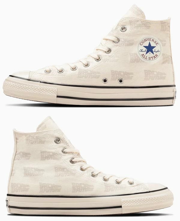 オールスター US LG HI / BACK TO THE FUTURE ホワイト SF映画