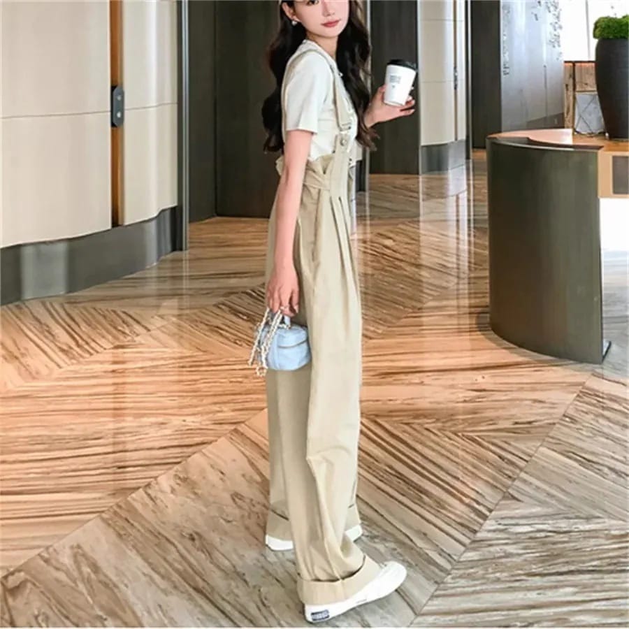 オールインワンセットアップオールインワン 綺麗 大人女子 ポケット カジュアル 大人可愛い パンツ マキシ Aライン サロペットパンツ ボトムス ドレープ ロング おしゃれ 大人 シンプル 上品