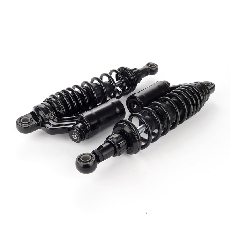 340mm リアサスペンション ツインショック ブッシュ取付 25段階ダンパー 無段階プリロード 2本 S-998