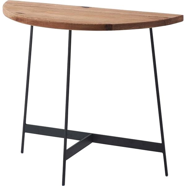 コンソール ブラウン パイン材 （約W83×D35×H72cm） 組立式