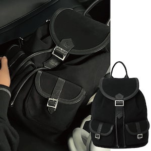 Qoo10] threetimes 24FW Meave backpack