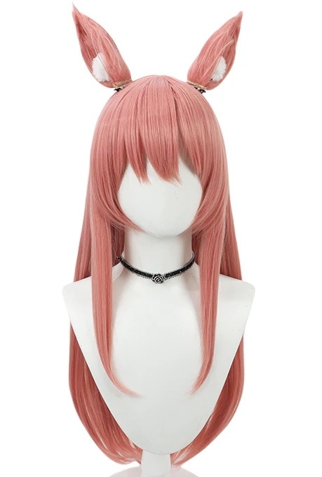 レオナコスプレウィッグLeona耳付き耐熱文化祭小物ハロウイーンウィッグかつらネット付きコスチューム