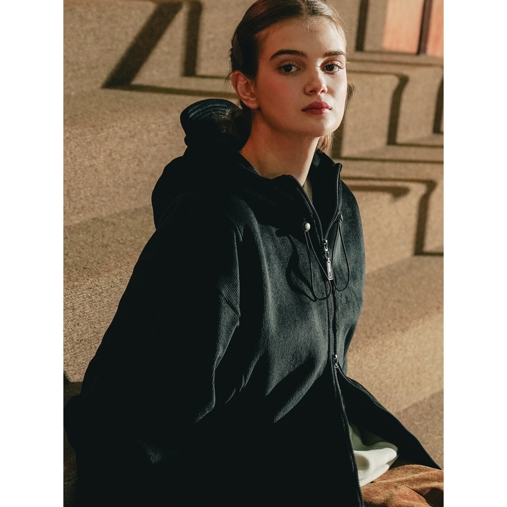 WV プロジェクトヴァーバコーデュロイ 2ウェイジップアップブラック JJOT7691