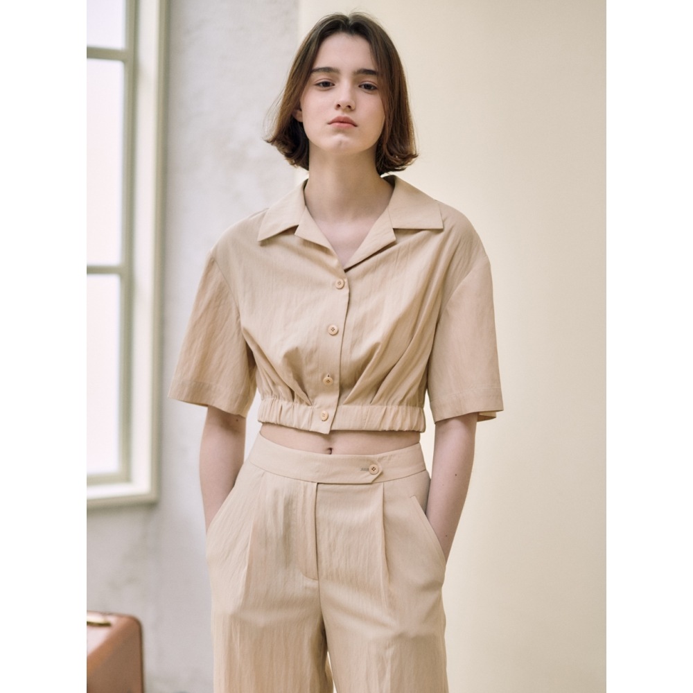 LOEUVRE クリースベンディングシャツ SW2MB623-91