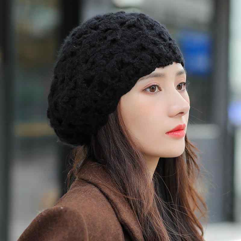 秋冬 コーデ レディース ファッション オシャレ アイテム カワイイ シンプル 大人カワイイ 帽子 ウール ベレー帽 ニット パイル