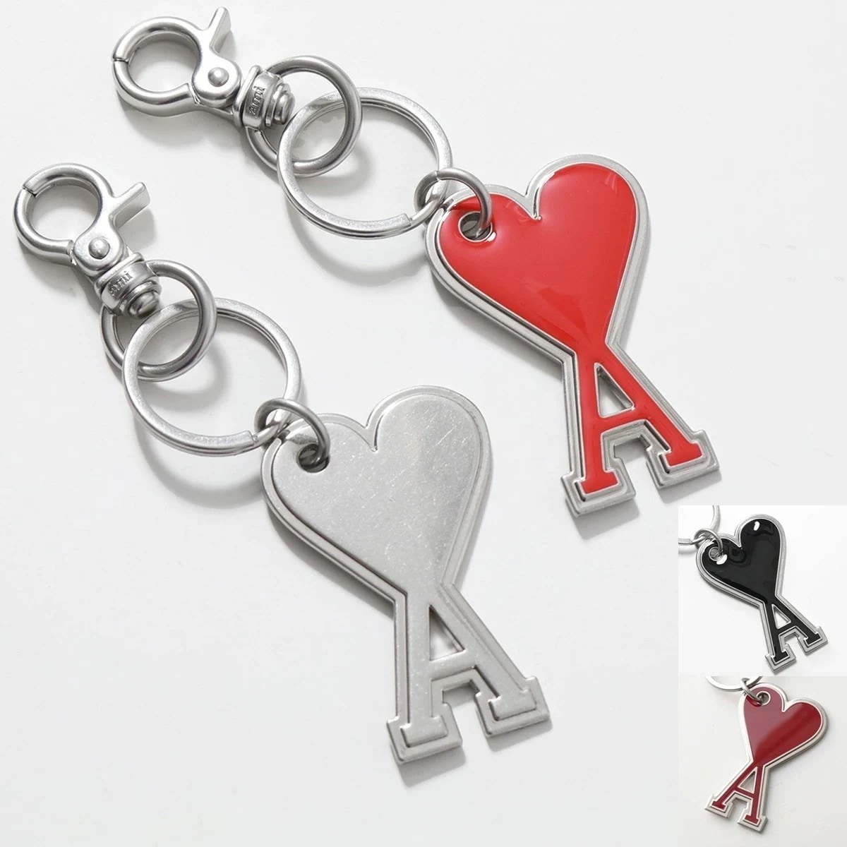 新品未使用品・箱付き】アミパリ Ami de Coeur キーリング レッド