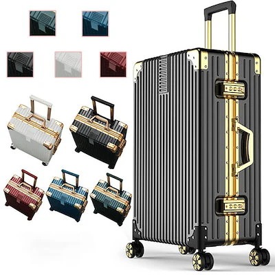 スーツケース 小さい清新 可愛い 韓国 キャリーケース超軽量静音ユニバーサルホイール 女性の カップホルダー付きスーツケース 大容量スーツケース