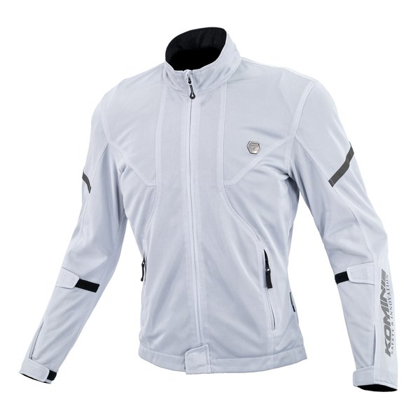 バイク用 春夏 プロテクトフルメッシュジャケット ネオ コミネ シルバー/Lサイズ JK-1623/KOMINE SLVER/L