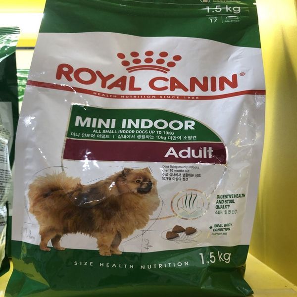 ロイヤルカナン ミニインドア アダルト 犬のペットフード 1.5kg 【公式