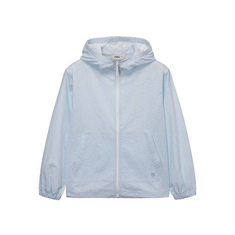 Nau キッズ シーサーカー フーディージャケット ライトブルー 550519