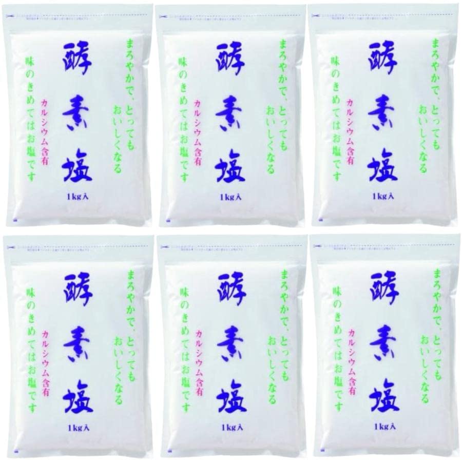 波動法製造 酵素塩 1kg×6袋