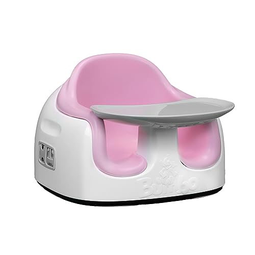 Bumbo マルチシート【正規総輸入元】 ブラック台座 成長に合わせて長く使える 3ステージ サクラピンク