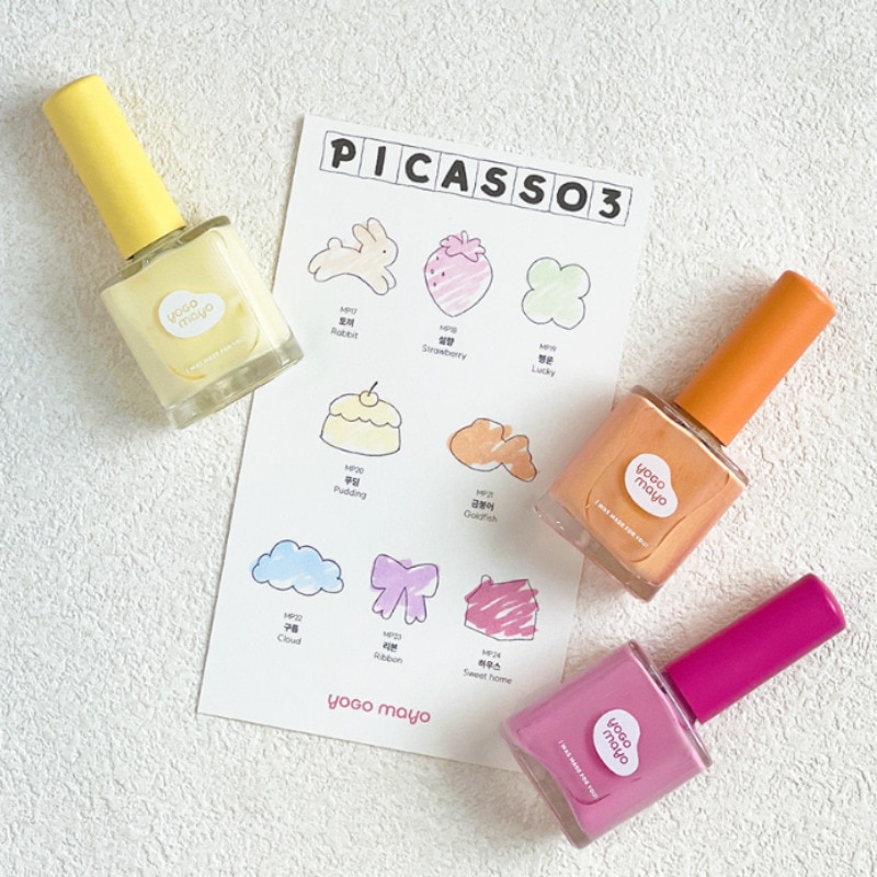 YOGO mayo / PICASSO3 Easy Quick Ink 8set / nail