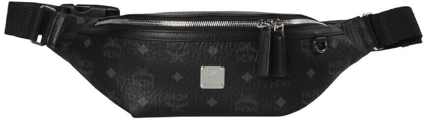 MCM MMZAAFI01-BK001 エムシーエム フュルステン ヴィセトス柄 モノグラム ミディアム ボディバッグ コーティングキャンバス/レザー ブラック