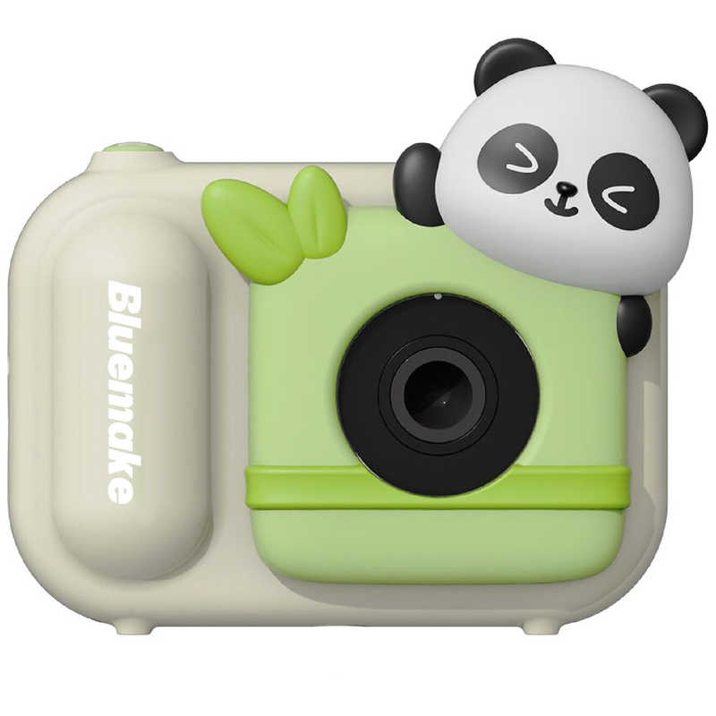 高橋国際商事　自撮り棒にもなる便利な三脚付きキッズカメラ Bluemake TT-Z48ZP グリーン　TTZ48ZP