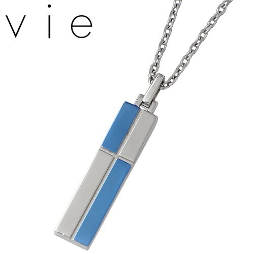 ヴィー vie ステンレス クロスカット ネックレス アクセサリー 金属金属アレルギー対応