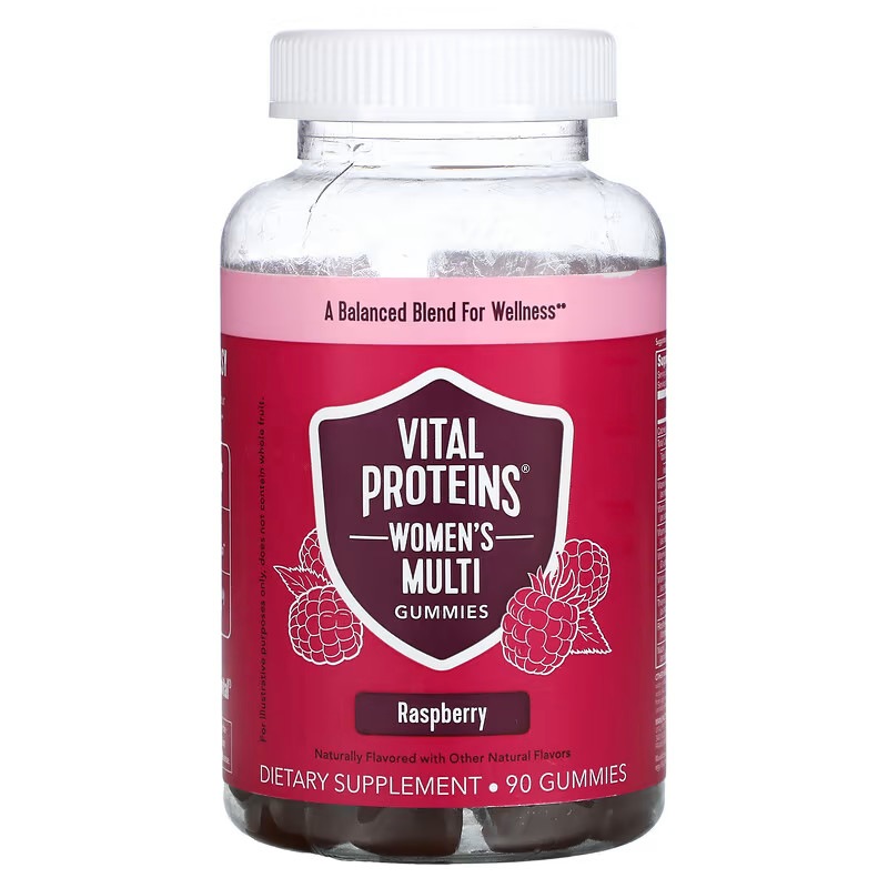 Vital Proteins　女性用マルチグミラズベリーグミ90粒