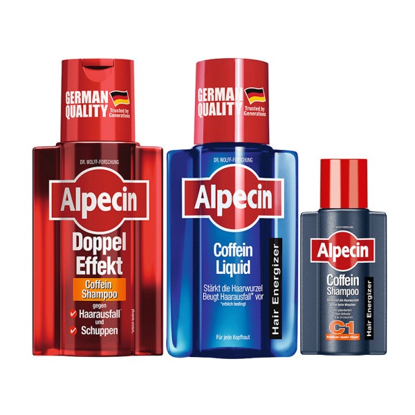 ダブルエフェクトカフェインシャンプー200ml+リキッド200ml+c175ml贈呈