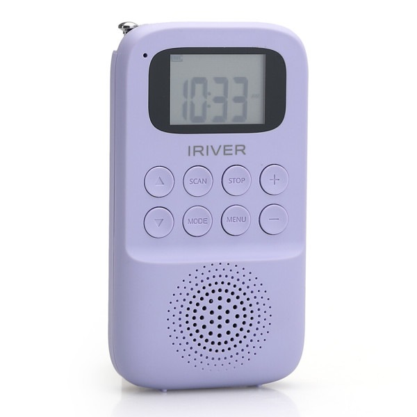 アイリバー 携帯用 Bluetooth 親孝行ラジオ IRS-C707 バイオレット