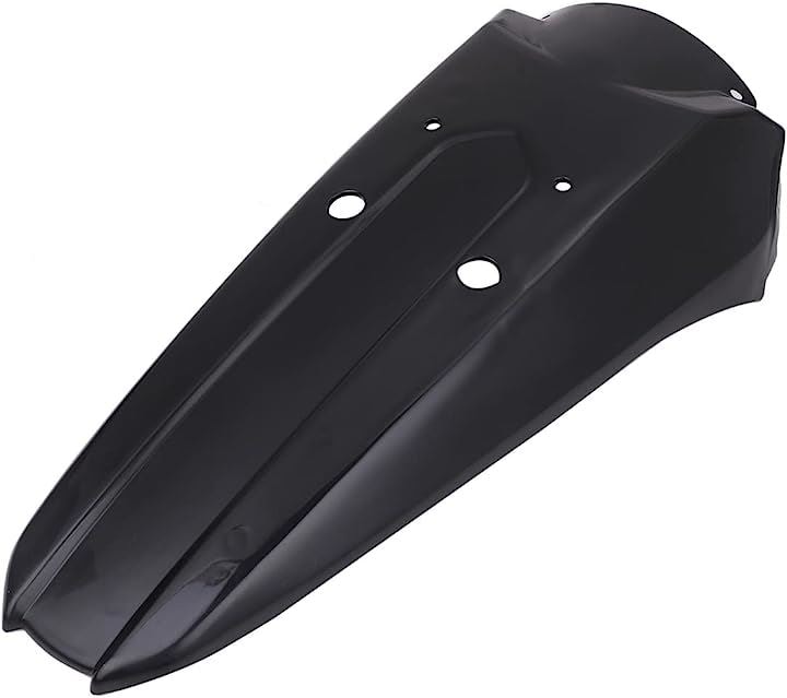 カワサキ 用 リアフェンダー KLX250 1993-2007 KLX300 1997-2003 等 バイク オートバイ マッド ガード カバー パネル 泥除け 汎用( ブラック)