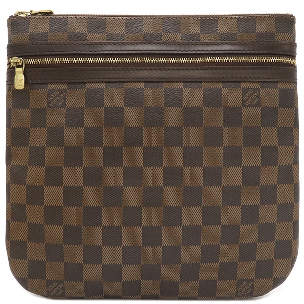 ルイヴィトン LOUIS VUITTON ショルダーバッグ ポシェット ボスフォール ダミエキャンバス ダミエエベヌ ゴールド金具 茶 N51111 MI1058 【保存袋】【中古】