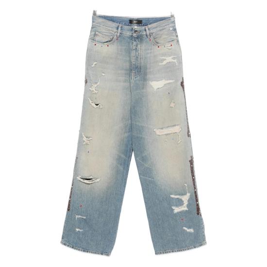 AMIRI Men Denim Pants AMBMJE1011 DRIBL BLUE