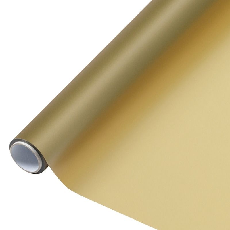 （まとめ買い）シモジマ HEIKO フラワーラッピングペーパー レインボウラップ 幅65cmx15m巻 49 ゴールド 1本 ラッピング用品 006777987 [x3セット] 6,755円