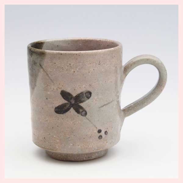 （３Ｐセット）美濃焼（陶器）　いちい窯　錆絵　マグ