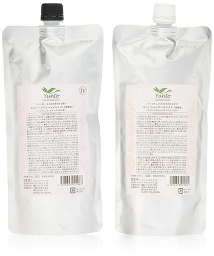 デミ YUNTO(ユント)シャンプー モイスト& 4 500サイズ【詰替え】 セット