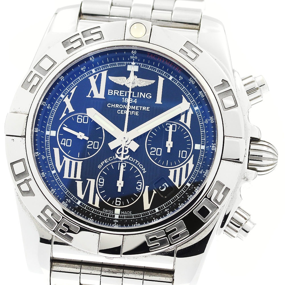 ブライトリング BREITLING AB0110 クロノマット 44 デイト クロノグラフ 自動巻き メンズ 箱・保証書付き_879104【中古】
