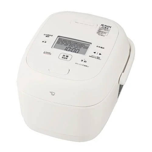 象印マホービン NW-BB10-WA 圧力IH炊飯ジャー 豪熱大火力 鉄器コート黒まる厚釜 5.5合炊き ホワイト