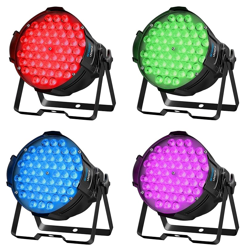 BETOPPER ステージライト 54x3W RGB LED 舞台照明 高輝度 ステージ照明DMX512 3/7CH パーティライト スポットライト パーティー/クラブ/バー/カラオケ/結婚式/演出/