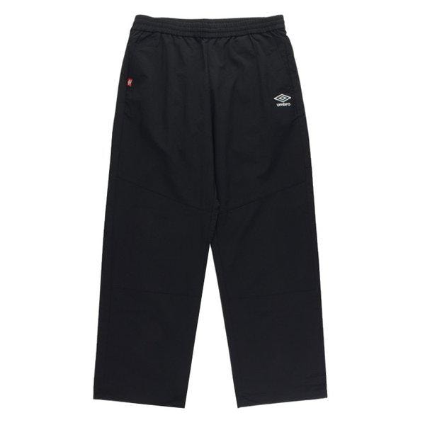 クラシックウーブンストレートパンツ UQ323CPT93 BLK0