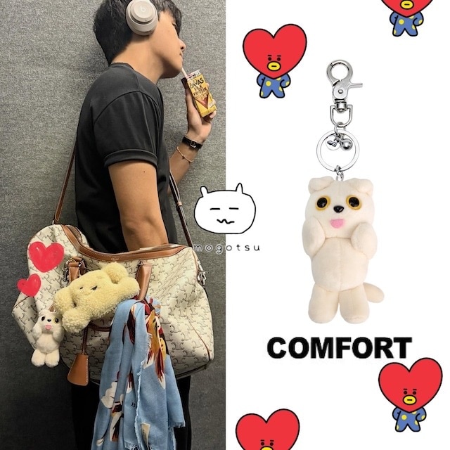 残り在庫のみの販売！BTS V テテ 着用！！【COMFORT】MUNK Key Ring Ivory 7,396円