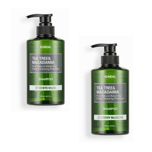 クンダルディープクレンジング脂性シャンプーホワイトマスク500ml +チェリーブラッサム500ml開いた頭皮ヘアケア