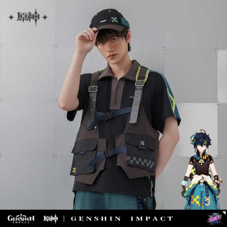 【プロ品質を極める!】原神 グッズ / キニチ インプレッションシリーズ / ベスト / Genshin Impact Kinich 基尼奇 げんしん コスプレ