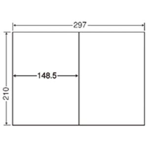 東洋印刷 ナナ コピー用ラベル C2i A4/2面 500枚