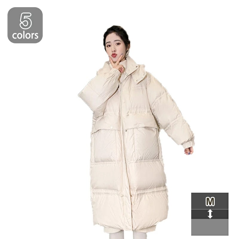 1000円OFFクーポン ダウンコート レディース 超ロング ダウンジャケット フード aライン 着痩せ 大きいサイズ ブラック ロング アウター おしゃれ きれいめ 通勤 アウトドア ダウンジャケッ
