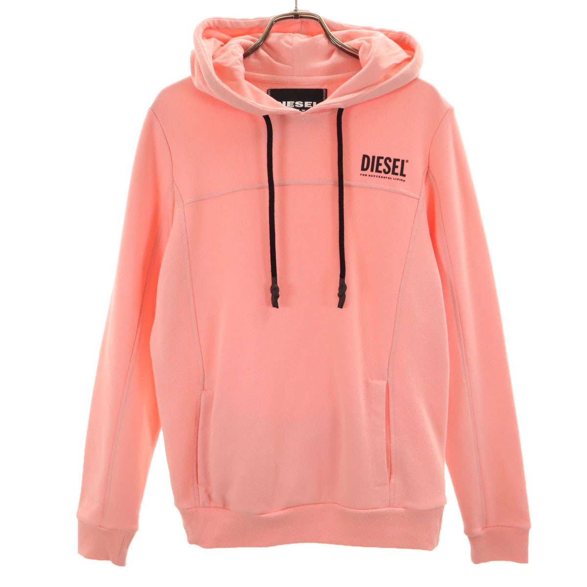 長袖 スウェットパーカー S ピンク ラウンジウェア レディース 古着