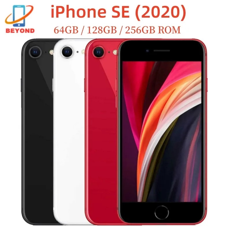 Apple-iPhone SE 2020ロック解除携帯電話,4.7インチ画面,3GB RAM, 64 GB, 128 GB, 256GB ROM,iOS,指紋認識,12MPカメラ - AliExpr