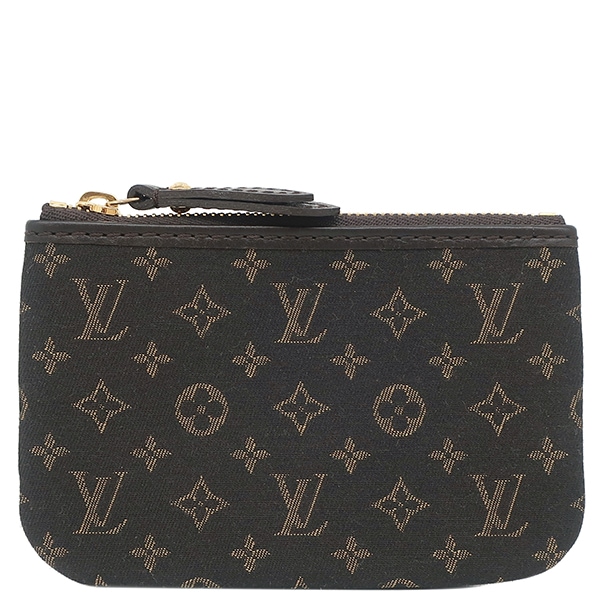 ルイヴィトン LOUIS VUITTON コインケース ポシェット クレ モノグラムイディール フザン ゴールド金具 茶 キーチェーン付き M62994 CT2173 【箱】【中古】