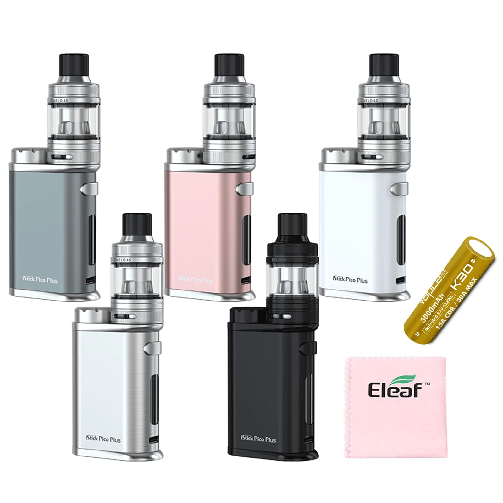 Eleaf iStick Pico Plus Melo 4S Kit バッテリー セット イーリーフ アイスティック ピコ プラス電子タバコ 本体 + 4ml アトマイザー 510規格 爆煙 Vape