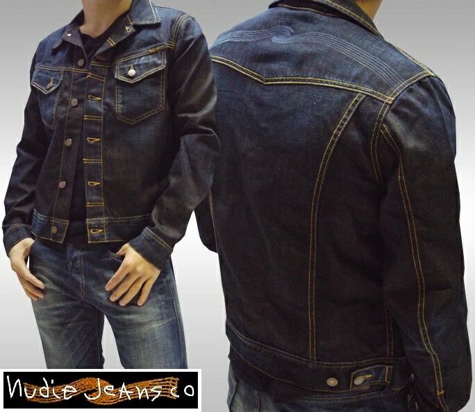 ヌーディージーンズ NUDIE JEANS メンズ デニム ジャケット CONNY ORG TRUE WORN デニムジャケット ジーンズ ブランド セレブ ファッション サファリ掲載 NUDIEJE